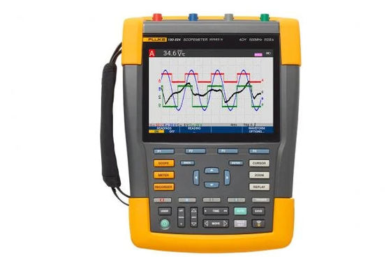 Perlengkapan Multimeter Osiloskop genggam ODM Fluke 190 Seri III